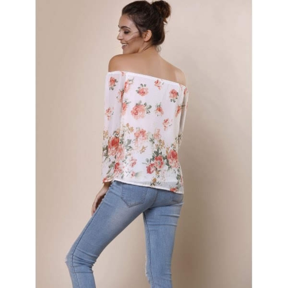 Floral Off The Shoulder Top - Picture 10 of 12
